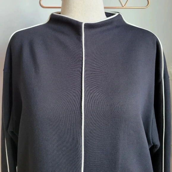 Victor Glemaud x Target, Black Back Zip Cropped Pullover Sweatshirt, Size XL - Picture 4 of 12